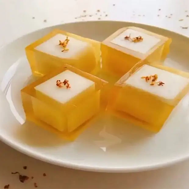 Cách làm Cách làm thạch quế hoa nước cốt dừa thơm mát cho ngày hè Hình ảnh món Cách làm thạch quế hoa nước cốt dừa thơm mát cho ngày hè - Công thức nấu ăn chi tiết