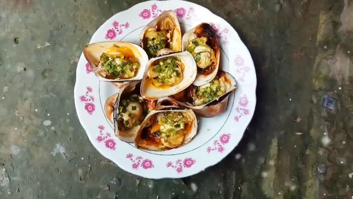 Hình ảnh món 2 cách làm sò sữa nướng mỡ hành và nướng mọi thơm lừng béo ngon - Công thức nấu ăn chi tiết