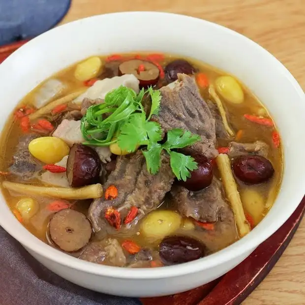 Hình ảnh món Cách làm bắp bò hầm bạch quả đậm đà bổ dưỡng - Công thức nấu ăn chi tiết