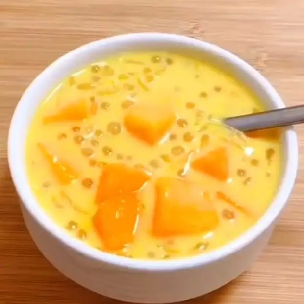 Cách làm Cách nấu chè xoài Hong Kong - Mango sago ngọt ngào thơm ngon dễ làm Hình ảnh món Cách nấu chè xoài Hong Kong - Mango sago ngọt ngào thơm ngon dễ làm - Công thức nấu ăn chi tiết