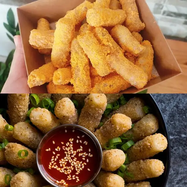 Cách làm 2 cách làm tokbokki chiên xù và chiên phô mai thơm ngon, béo ngậy Hình ảnh món 2 cách làm tokbokki chiên xù và chiên phô mai thơm ngon, béo ngậy - Công thức nấu ăn chi tiết