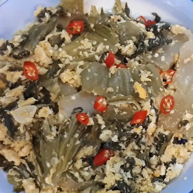 Cách làm Cách làm dưa cải chua xào trứng đơn giản mới lạ đổi vị cho bữa cơm nhà Hình ảnh món Cách làm dưa cải chua xào trứng đơn giản mới lạ đổi vị cho bữa cơm nhà - Công thức nấu ăn chi tiết