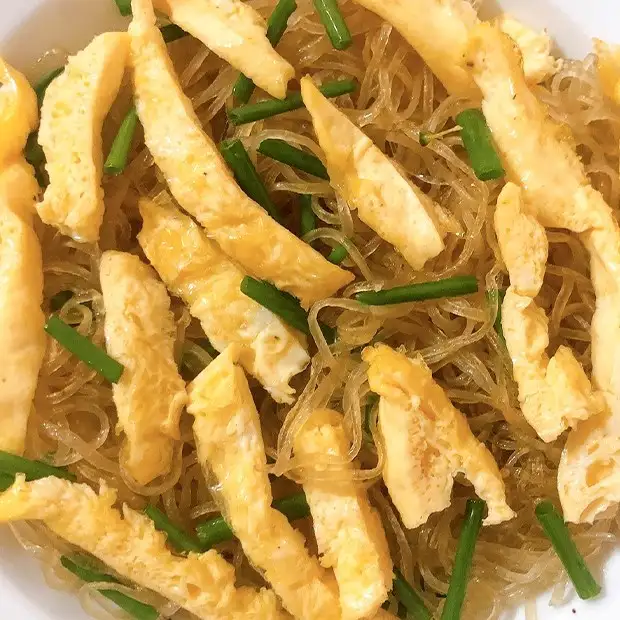 Cách làm Cách làm miến xào trứng đơn giản thơm ngon hấp dẫn cho bữa sáng Hình ảnh món Cách làm miến xào trứng đơn giản thơm ngon hấp dẫn cho bữa sáng - Công thức nấu ăn chi tiết