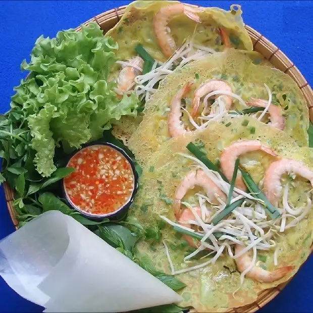 Cách làm 2 cách làm bánh xèo tôm nhảy và bánh xèo mực giòn ngon hấp dẫn Hình ảnh món 2 cách làm bánh xèo tôm nhảy và bánh xèo mực giòn ngon hấp dẫn - Công thức nấu ăn chi tiết