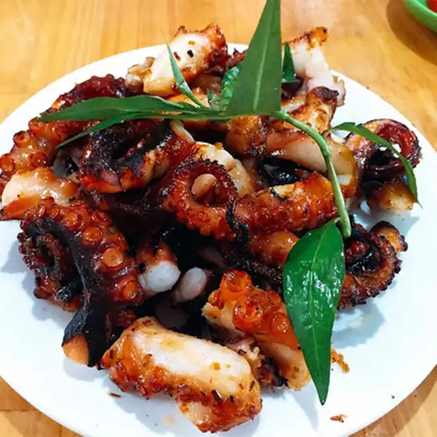 Hình ảnh món Chi tiết cách ướp bạch tuộc nướng sa tế thơm cay cực ngon tại nhà - Công thức nấu ăn chi tiết