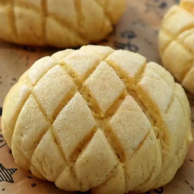 Hình ảnh món Cách làm bánh mì dưa gang - Melon Pan kiểu Nhật thơm ngon dễ làm - Công thức nấu ăn chi tiết